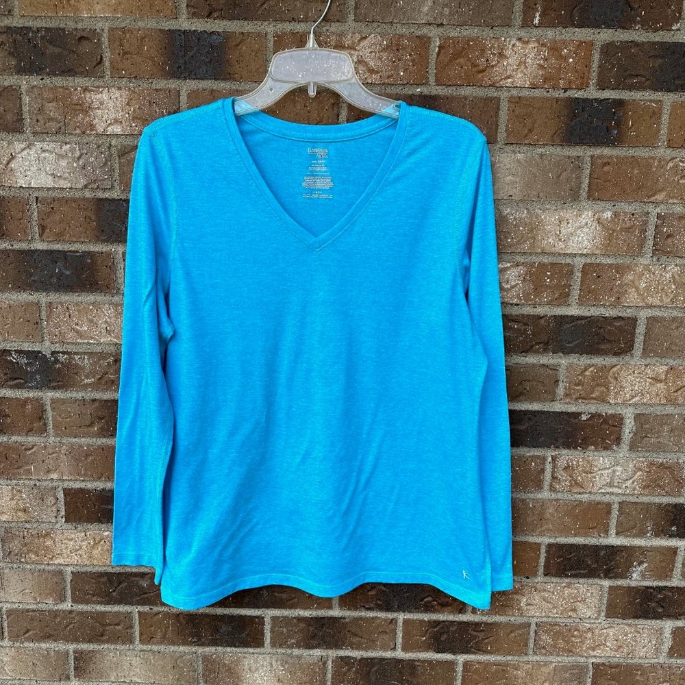 Danskin Now V-Neck Long Sleeve Top, sz. XL/XG